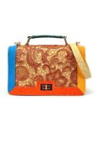 Oasap Exquisite Floral Lace Flap Design Shoulder Bag