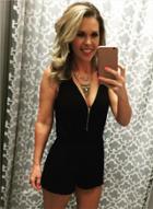 Oasap V Neck Sleeveless Elastic Waist Solid Romper