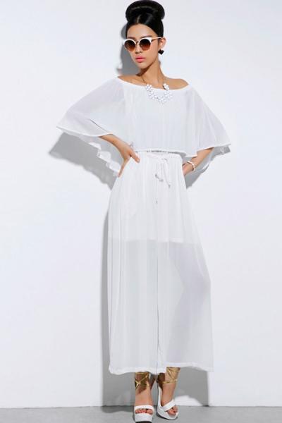 Oasap Divine Wide-leg Cape Jumpsuits