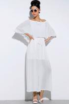 Oasap Divine Wide-leg Cape Jumpsuits