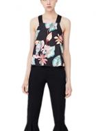 Oasap Fashion Sleeveless Floral Loose Fit Tank
