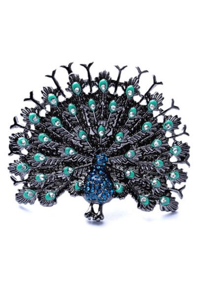 Oasap Bold Peacock Ring