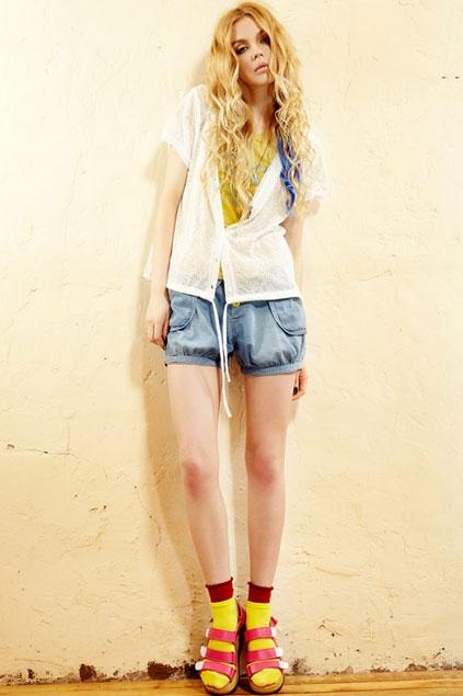 Oasap Lantern Cuff Drawstring Hot Shorts