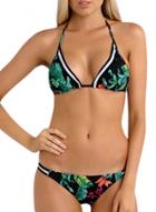 Oasap Women's Hot Floral Graphic Two Piece Swimsuit