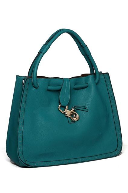 Oasap 2way Perforated Trim Shoulder Bag