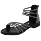 Oasap Casual Open Toe Strap Gladiator Flat Sandals