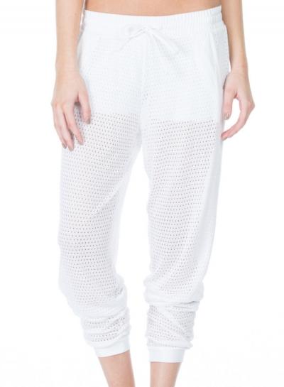 Oasap Women's Solid Elastic Waist Loose Fit Jogger Ankle Pants