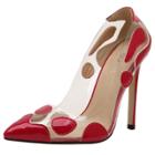 Oasap Pointed Toe High Stiletto Heels Slip-on Pumps