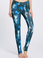 Oasap Women's Stretchy Skinny Printed Sports Stirrup Leggings