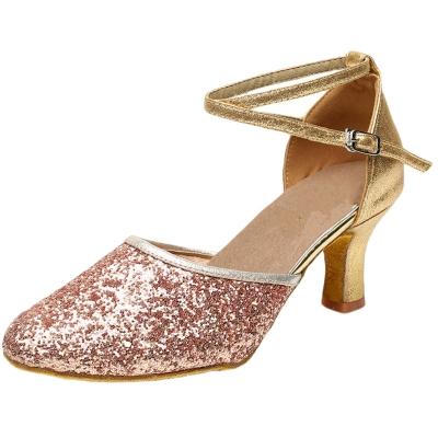 Oasap Fashion Pointed Toe Cross Strap Latin Party Dance Shoes