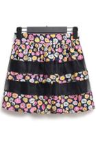 Oasap Sweet Semi-sheer Daisy Skirt