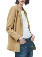 Oasap Women's Casual Solid One Button Blazer With Pockets