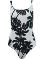 Oasap Women's Tropical Coconut Palm Graphic One Piece Swimsuit