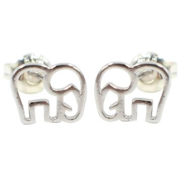 Oasap Women Sweet Elephant Pattern Antique Metallic Earrings