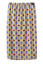 Oasap Geo-print Sheath Skirt