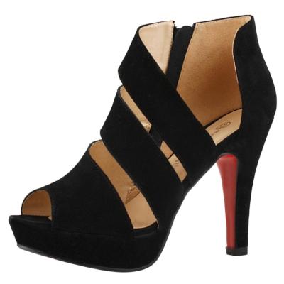 Oasap Peep Toe Platform Cut Out High Stiletto Sandals