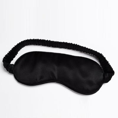 Oasap Comfotable Pure Silk Solid Eye Mask With Elastic Band