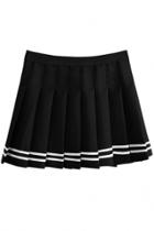 Oasap Sweet Preppy Style Pleated Mini Skirt