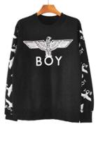 Oasap Boyfriend Eagle Sweatshirt