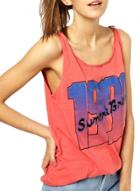 Oasap Women's Number Graphic Sleeveless Knit Tank