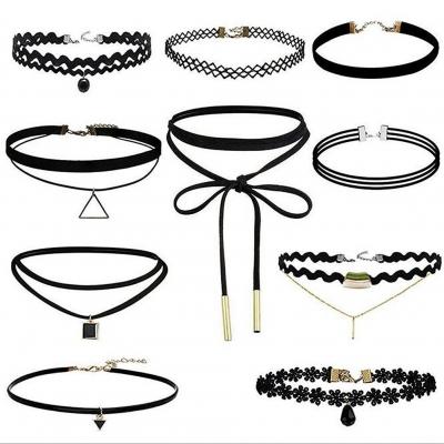 Oasap 10 Pieces Chokers Necklaces Set