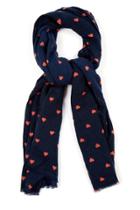 Oasis Coral Heart Scarf