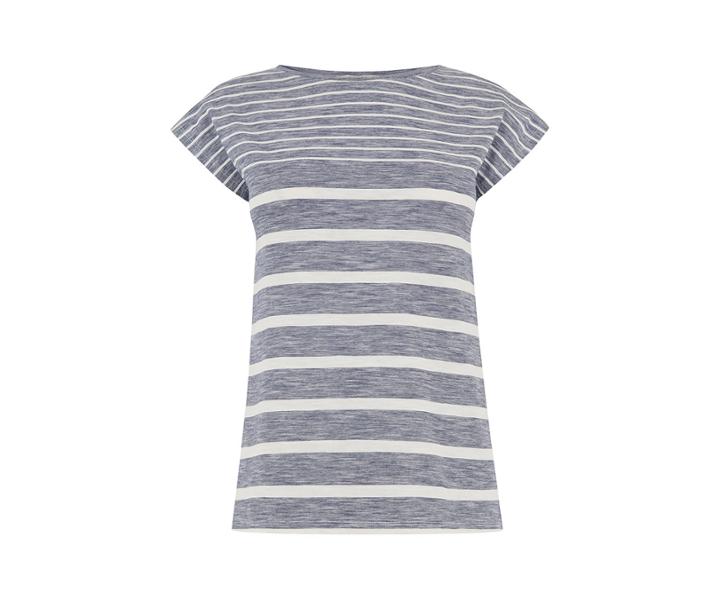 Oasis Chambray Stripe Tee