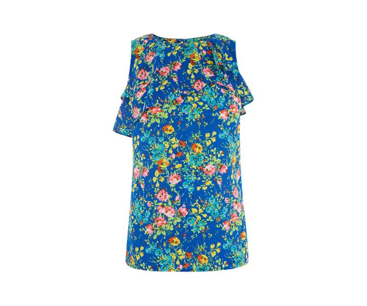 Oasis Painted Posy Shell Top