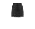 Oasis Leather Stud Mini Skirt