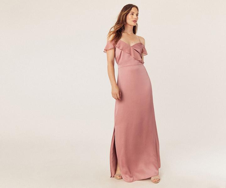 Oasis Ruffle Bridesmaid Dress