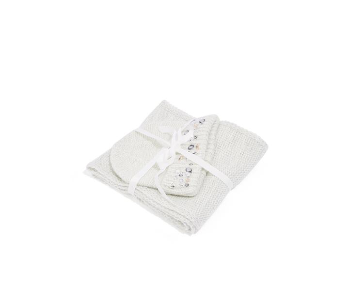 Oasis Embellished Scarf & Hat Set