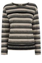 Oasis Fringed Stripe Sweater