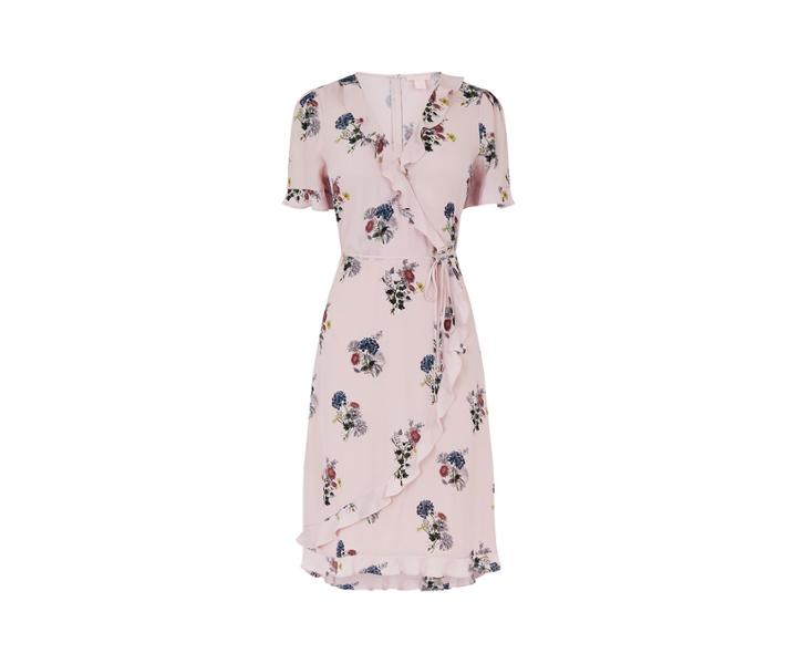 Oasis Long Nhm Frill Tea Dress