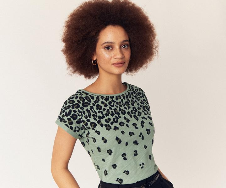 Oasis Leopard Placement Tee