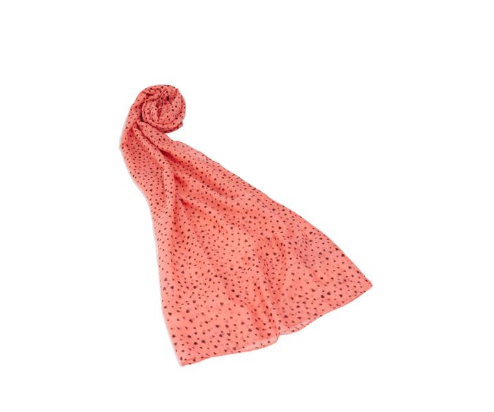 Oasis Heart Flocked Scarf