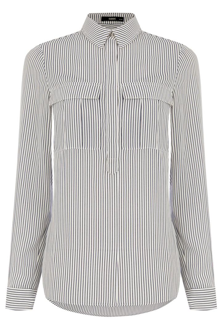 Oasis Vertical Stripe Shirt