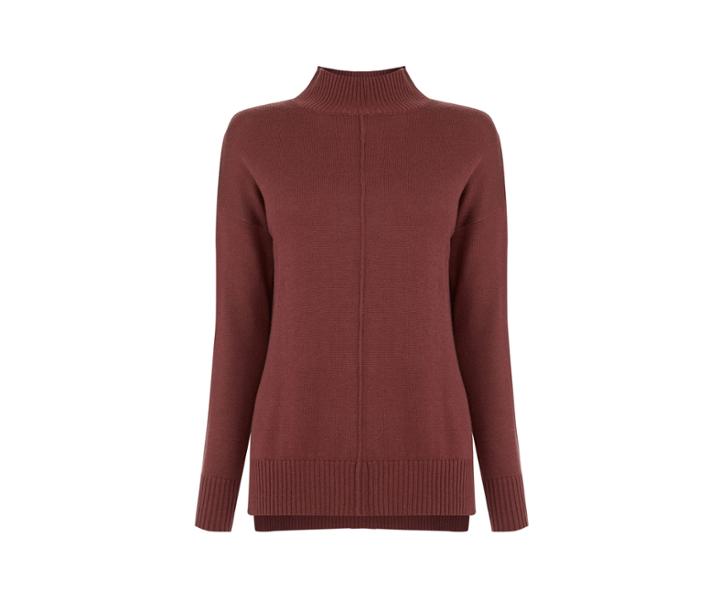 Oasis High Neck Knitted Top