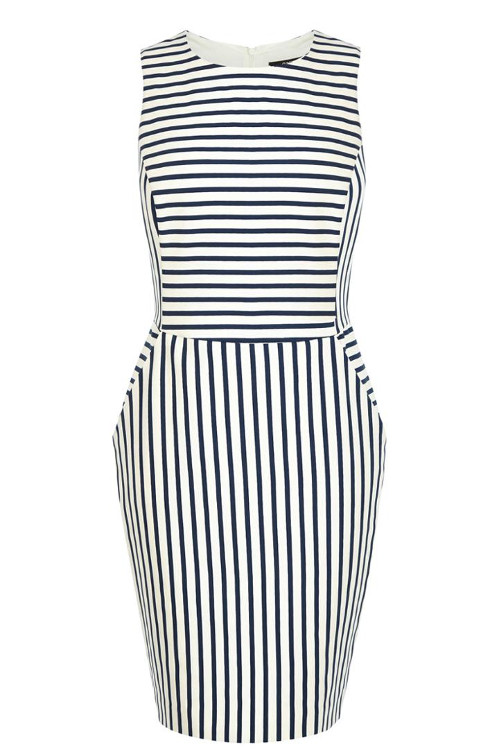 Oasis Stripe Olive Dress