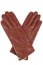 Oasis Zip Leather Gloves