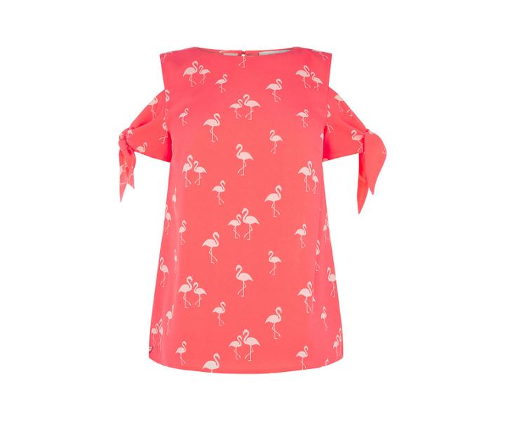 Oasis Flamingo Tie Shoulder