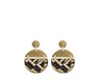 Oasis Snake Disc Earrings