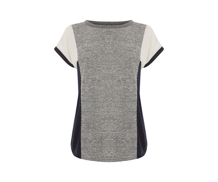 Oasis Side Patched Colour Block Tee