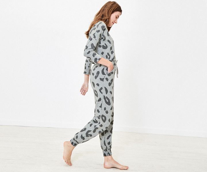 Oasis Leopard Cosy Jogger