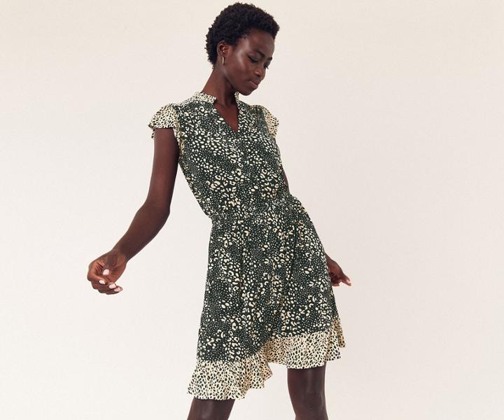 Oasis Mollie Leopard Dress