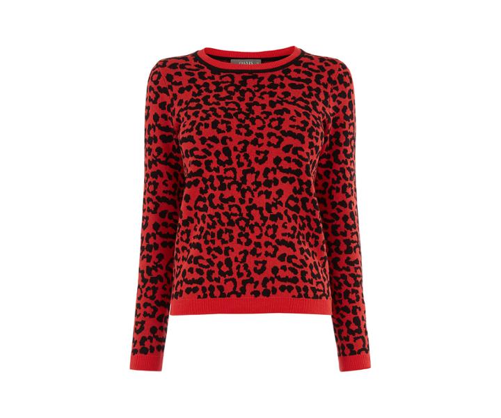 Oasis Animal Jacquard Jumper