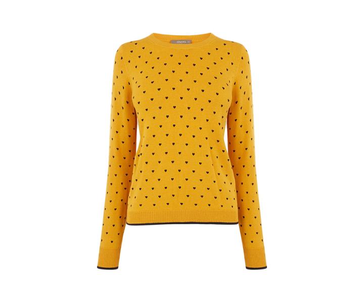 Oasis Melissa Heart Jumper