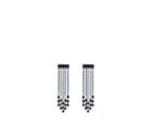 Oasis Black Chain Tassel Earring