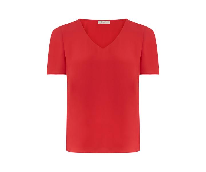 Oasis Curve V Neck T-shirt