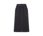 Oasis Contrast Stitch Skirt