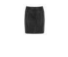 Oasis Faux Leather Seamed Mini Skirt